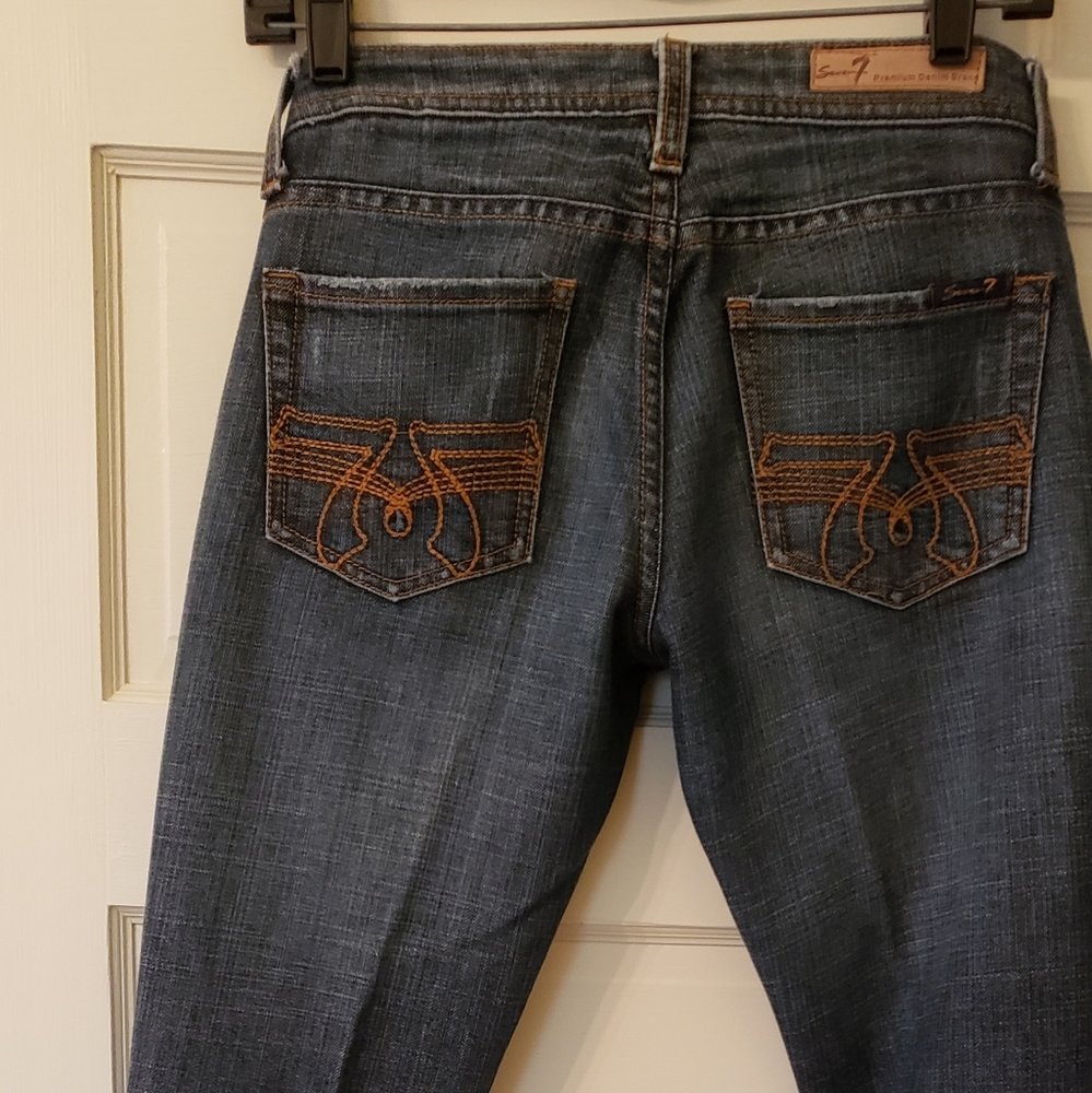 7 For All Mankind Low Rise Jeans - Picture 6 of 8
